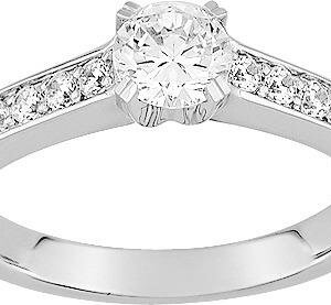 Bag. di 0.50+0.25ct G-SI or750b