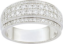 BAGUE MULTI DIAM. GRIS 1.25CT